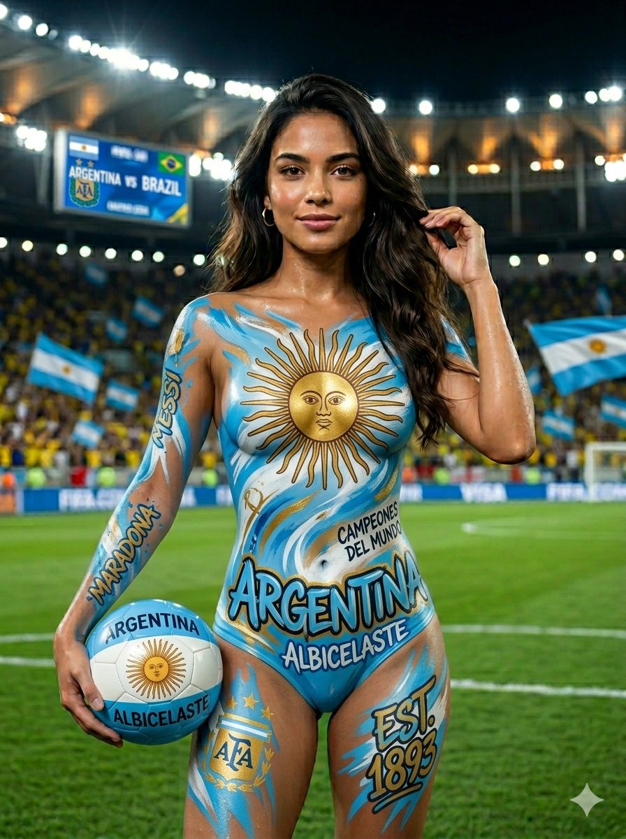 超现实主义 FIFA 世界杯粉丝艺术体育肖像——ChatGPT提示词
